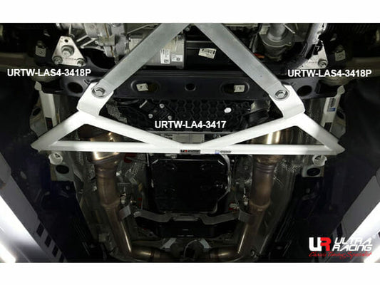 Mercedes C205 C250/C300 (Coupe) 2.0T 15-21/C63 S 4.0TT 14-21/C200 2.0 14-21 2WD UltraRacing 4-Point Front Lower Brace (3417)