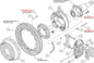 140-10093-DR - Wilwood Big Brake Kit - Rear - 327x28mm Curved Slotted & Cross Drilled - Superlite 4R Red