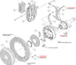 140-13321-DR - Wilwood Big Brake Kit - Rear - 327x28mm Curved Slotted & Cross Drilled - Superlite 4R Red