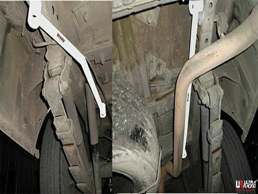 Toyota Commuter (H200) 2.5D 2WD 04+ UltraRacing 4-Point Rear Lower Bar (2827P)