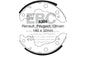 6306 - EBC Brake Shoes; Rear