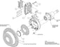 140-14400-D - Wilwood Big Brake Kit - Rear - 280x20mm Curved Slotted & Cross Drilled - Dynapro Low Profile Black