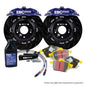 BBK009BLU-1 - EBC Big Brake Kit - Front - 330x28mm Curved Slotted - Apollo-4 Blue