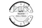 6378 - EBC Brake Shoes; Front