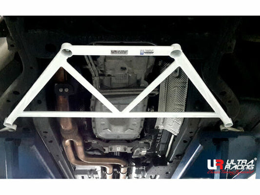 Ford Mustang 2.3 Ecoboost 2WD Cabriolet/Convertible/Coupe 15+ UltraRacing 4-Point Front Lower Brace (3436)