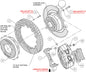140-9286 - Wilwood Big Brake Kit - Rear - 327x28mm Bi-Slotted - Dynapro Dust Seal Radial Mount Black