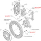 140-10830-DR - Wilwood Big Brake Kit - Front - 355x32mm Curved Slotted & Cross Drilled - AERO6 Red
