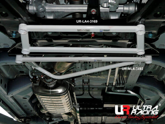 Nissan Serena (C26/C27) 2.0 2WD 10+ UltraRacing 4-Point Front Lower Brace (3169)