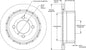 160-12594 - Wilwood Ultralite Rotor & Hat - 280x20mm Plain Left/Right
