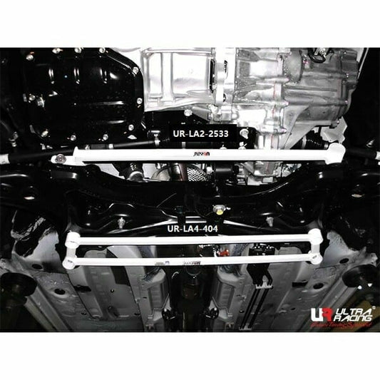 Toyota Vios (XP150) 1.5 2WD 5-Speed MT 13-16 UltraRacing 2-Point Front Lower Tiebar (2533)