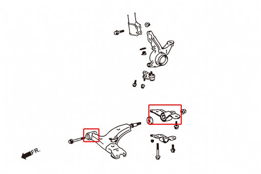 Front Lower Arm Bushing Toyota Corolla/altis/auris