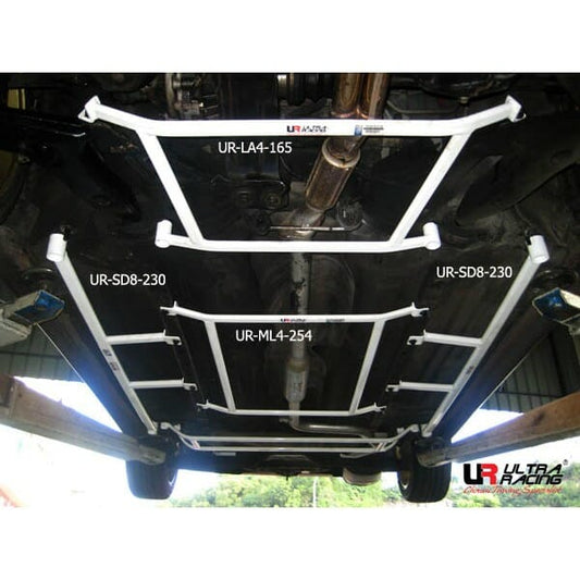 Proton Wira 1.3/1.5 2WD 93-09 UltraRacing 2-Point Rear Torsion Bar (230-B)