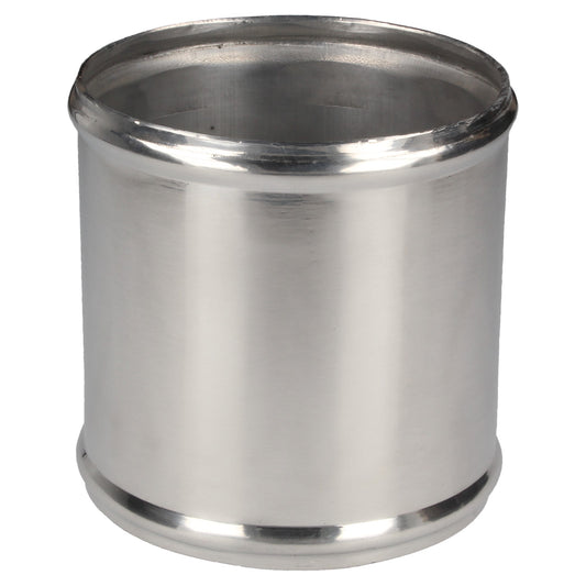 aluminium koppelstuk - 102 mm - Zilver
