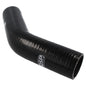 Silicone hose - 45° bend - 57 mm (petrol and oil resistant - Black