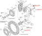 140-13692-D - Wilwood Big Brake Kit - Front - 355x32mm Curved Slotted & Cross Drilled - Aero6 Black