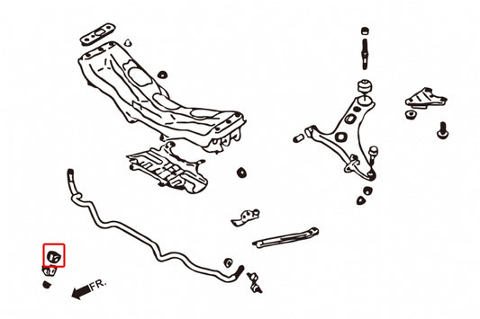 Reinforced Stabilizer Bushing Subaru Forester, Impreza, Legacy/outback