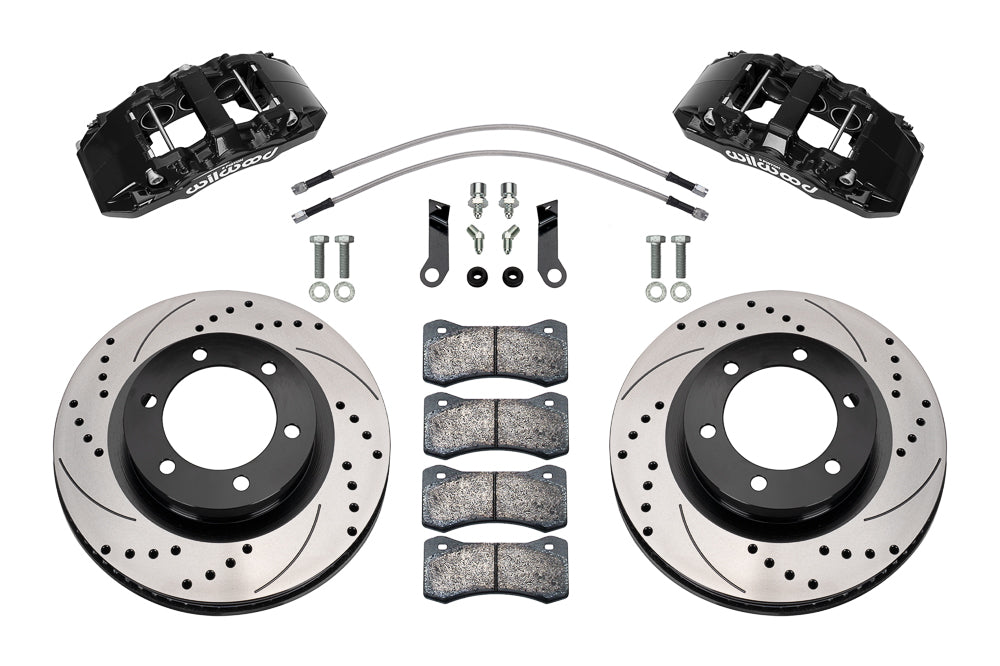 Wilwood Big Brake Kit - Front - AERO6-DM Direct-Mount Black