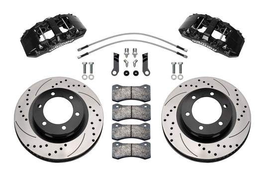 Wilwood Big Brake Kit - Front - AERO6-DM Direct-Mount Black