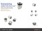 Rear Upper Arm Bushing Toyota Avensis, Celica