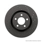 HTC4042 - Hawk Talon Slotted & Drilled Brake Discs; Front