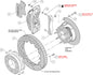 140-9406-D - Wilwood Big Brake Kit - Rear - 407x35mm Curved Slotted & Cross Drilled - TC6 Black