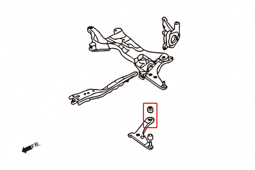 Front Lower Arm Bushing Mitsubishi Eclipse cross, Lancer mirage, Outlander