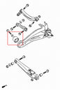 Rear Trailing Arm Bushing Mitsubishi Lancer mirage