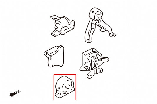 Harden Engine Mount Mitsubishi Lancer mirage, Outlander