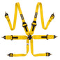 6-point safety harness FHR Touring FIA - Yellow
