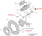 140-10692 - Wilwood Big Brake Kit - Front - 309x32mm Bi-Slotted - Forged Superlite 4R Anodized