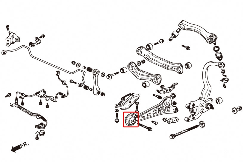 Rear Trailing Arm Bush Honda Accord