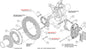 140-13304-DR - Wilwood Big Brake Kit - Front - 327x32mm Curved Slotted & Cross Drilled - Superlite 6R Red
