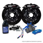 BBK003BLK-1 - EBC Big Brake Kit - Front - 330x28mm Curved Slotted - Apollo-4 Black