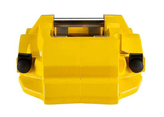 BC4104YEL-L - EBC Apollo-4 Brake Caliper; Yellow - Trailing Left