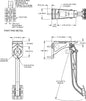 340-13834 - Wilwood Pedal Assembly Single M/C Aluminum Base