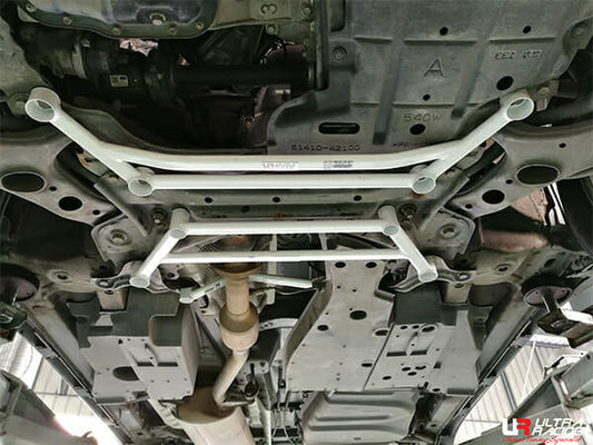 Lexus NX 200T/300 (AZ10) 2.0T 14-21/Toyota Harrier 2.0/2.5 13-20 2WD/4WD UltraRacing 4-Point Front Lower Brace (3704)