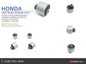 Front Upper Arm Bushing Honda Civic, Crx, Integra