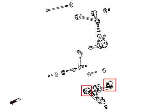 Front Lower Arm Bush Lexus SC, Toyota Soarer, Supra
