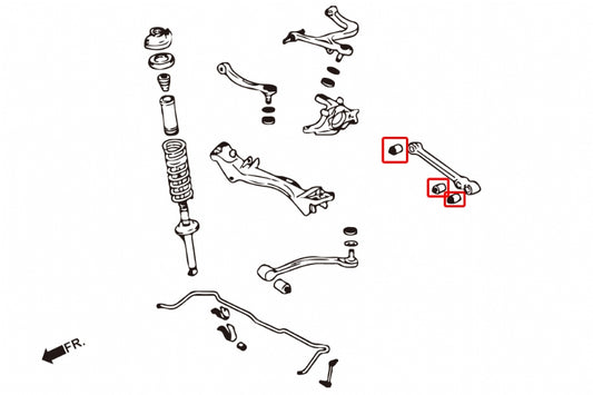 Rear Lower Arm Bush Mitsubishi Lancer evolution