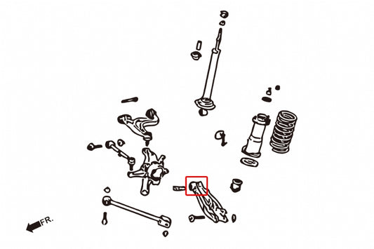 Rear Lower Arm Bushing Lexus IS, Toyota Altezza, Mark ii